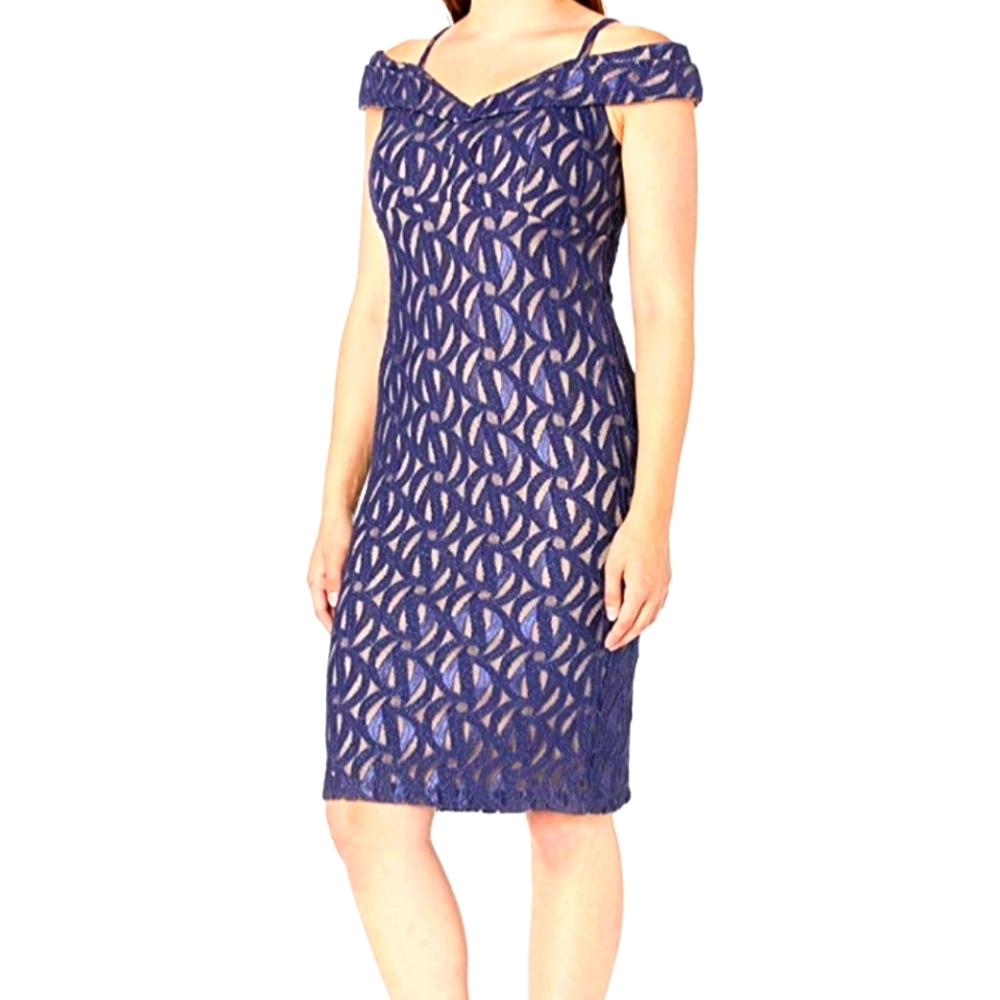 R & M Richards Petite Women's Cocktail Dress NWT